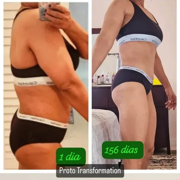 Antes y después de una clienta en 156 días