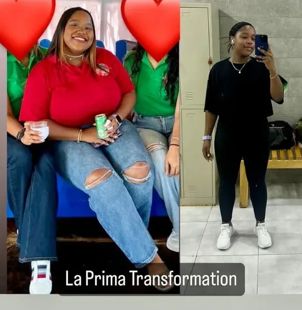 Antes y después de una clienta