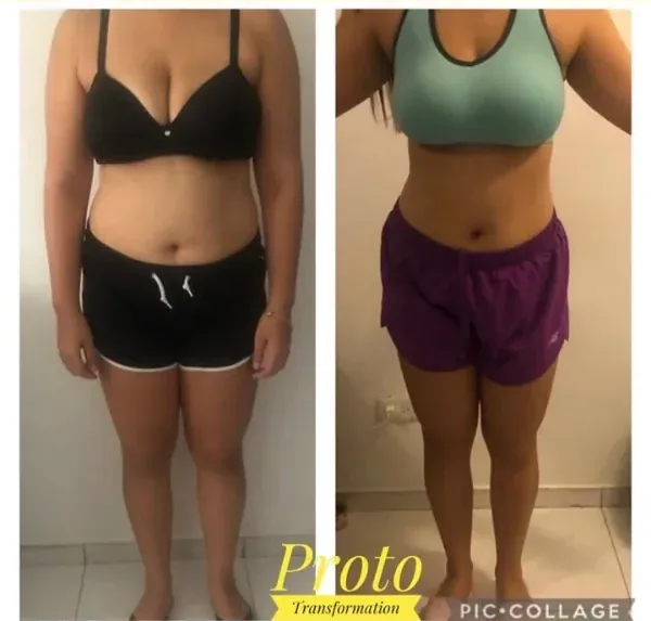 Antes y después de una clienta del coaching de Marcos Feliz