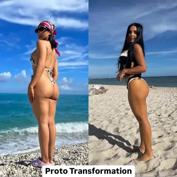 Antes y después de una clienta del coaching de Marcos Feliz
