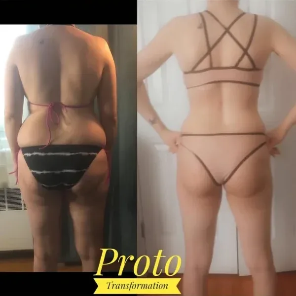 Antes y después de una clienta del coaching de Marcos Feliz