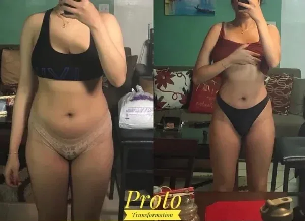 Antes y después de una clienta del coaching de Marcos Feliz