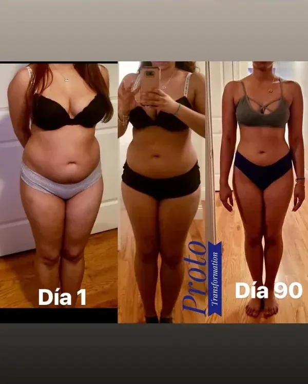 Antes y después de una clienta del coaching de Marcos Feliz