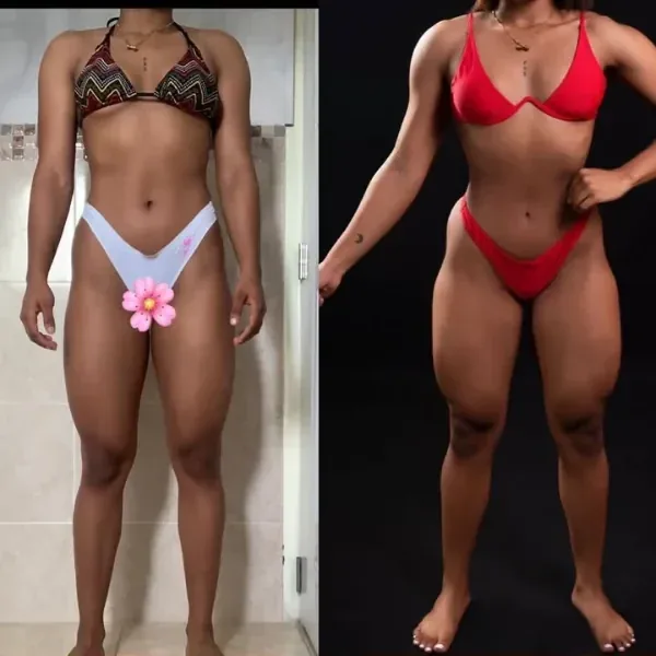 Antes y después de una clienta del coaching de Marcos Feliz