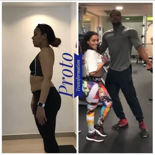 Antes y después de una clienta del coaching de Marcos Feliz