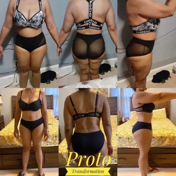 Antes y después de una clienta del coaching de Marcos Feliz