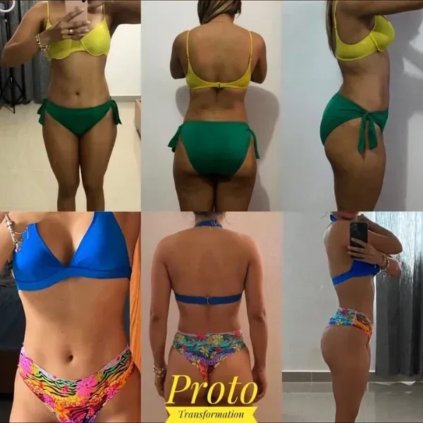 Antes y después de una clienta del coaching de Marcos Feliz