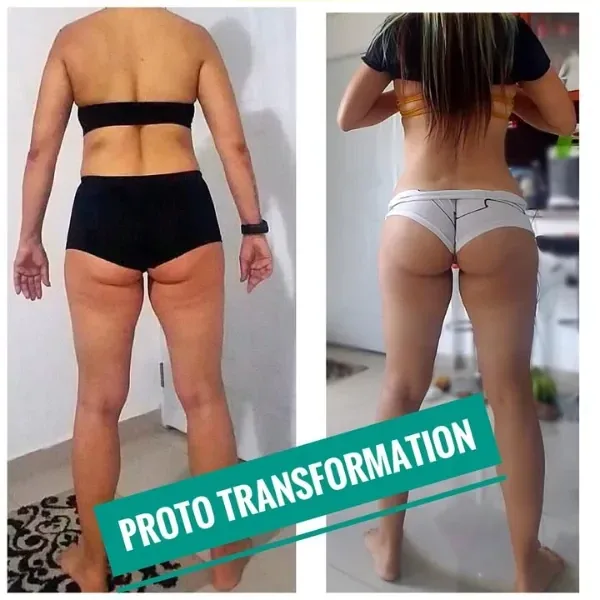 Antes y después de una clienta del coaching de Marcos Feliz