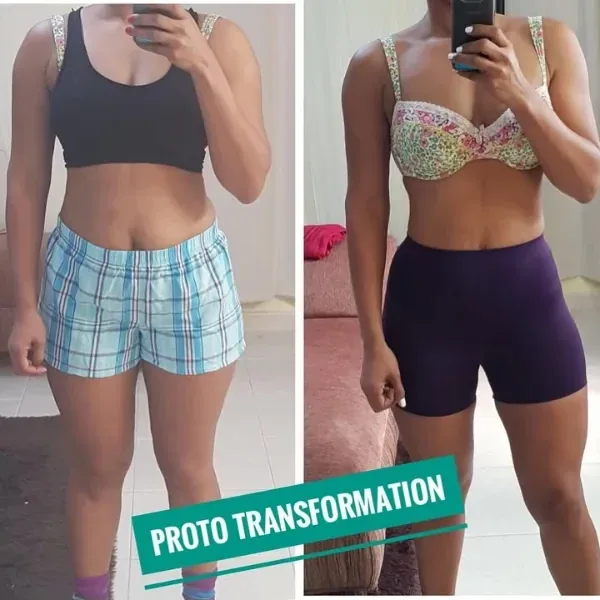 Antes y después de una clienta del coaching de Marcos Feliz
