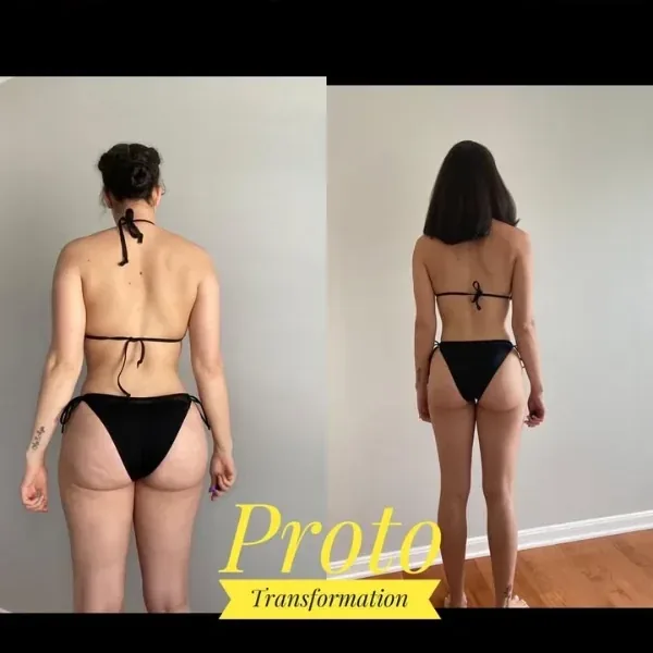Antes y después de una clienta del coaching de Marcos Feliz