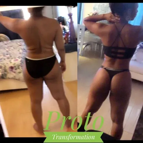 Antes y después de una clienta del coaching de Marcos Feliz