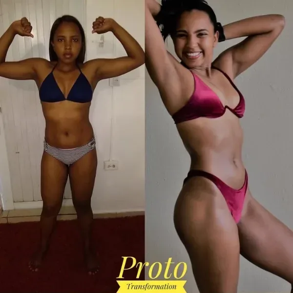 Antes y después de una clienta del coaching de Marcos Feliz