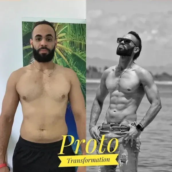 Antes y después de un cliente del coaching online