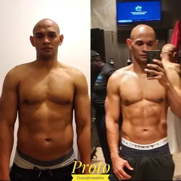 Antes y después de un cliente en 4 semanas