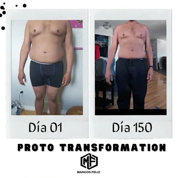 Antes y después de un cliente, día 1 a día 150