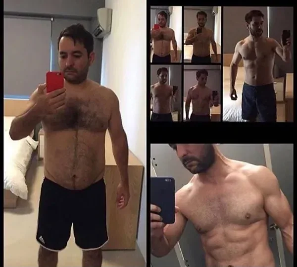 Antes y después de un cliente del coaching de Marcos Feliz
