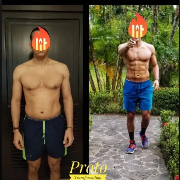 Antes y después de un cliente del coaching de Marcos Feliz