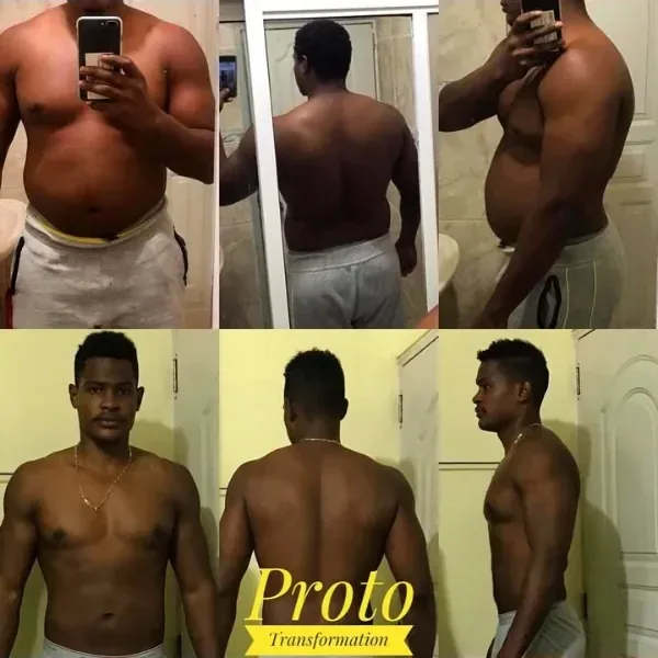 Antes y después de un cliente del coaching de Marcos Feliz