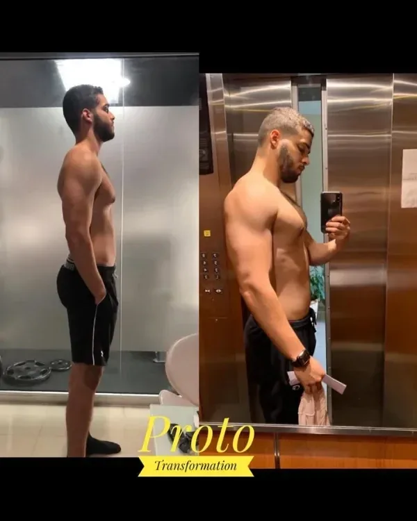 Antes y después de un cliente del coaching de Marcos Feliz