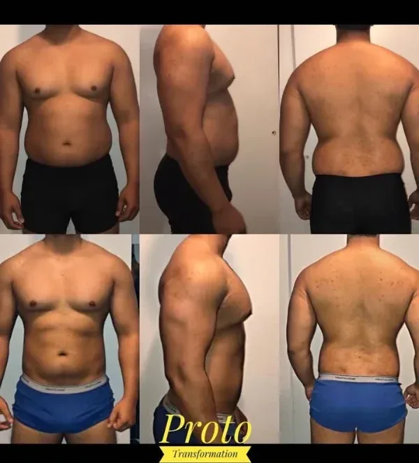 Antes y después de un cliente del coaching de Marcos Feliz