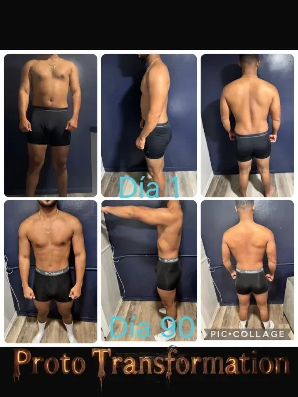 Antes y después de un cliente del coaching de Marcos Feliz