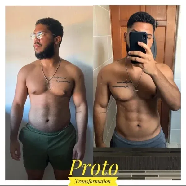 Antes y después de un cliente del coaching de Marcos Feliz