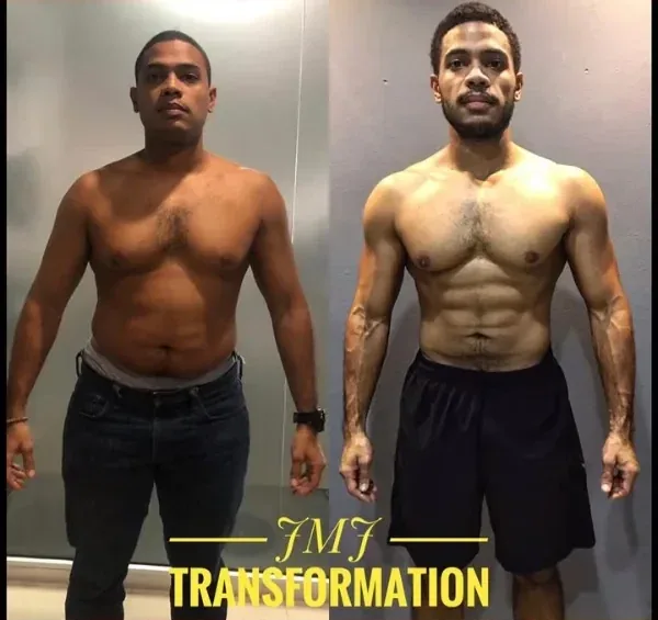 Antes y después de un cliente del coaching de Marcos Feliz