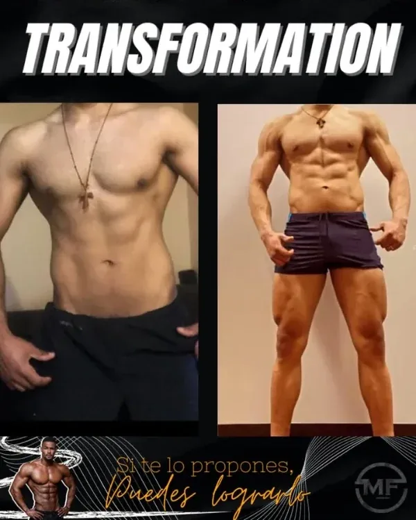 Antes y después de un cliente del coaching de Marcos Feliz