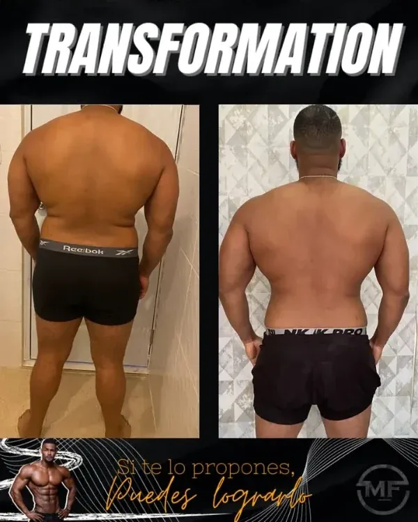 Antes y después de un cliente del coaching de Marcos Feliz