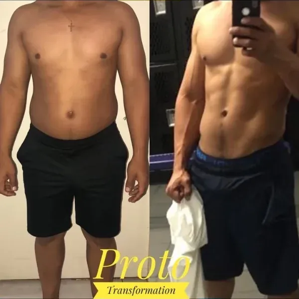 Antes y después de un cliente del coaching de Marcos Feliz