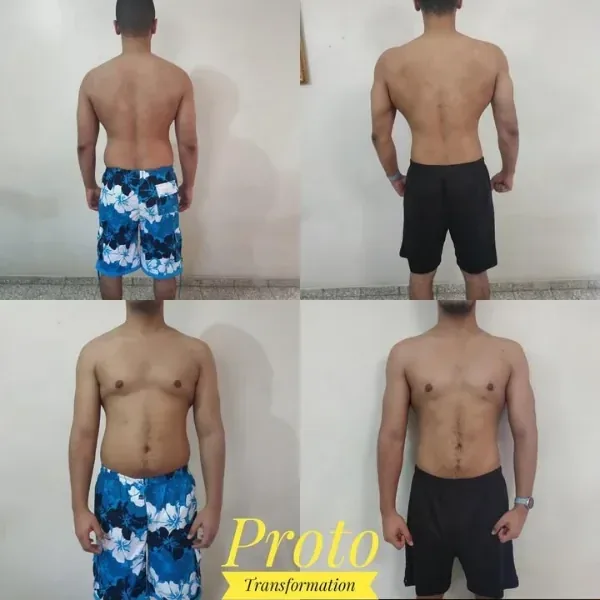 Antes y después de un cliente del coaching de Marcos Feliz