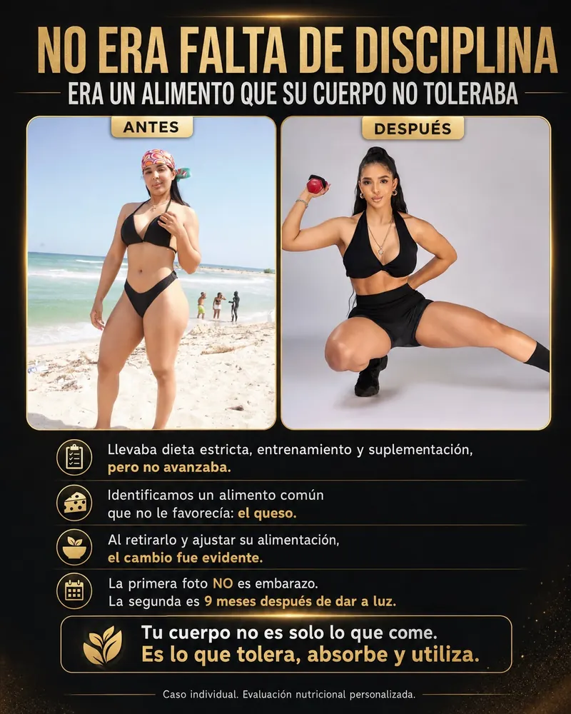 Antes y después de una clienta